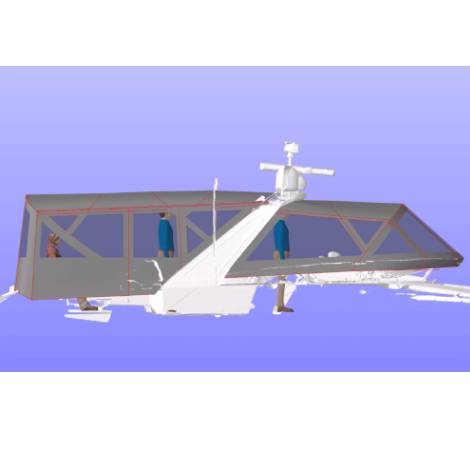 Sealine T60 Flybridge Bimini Enclosure Conversion