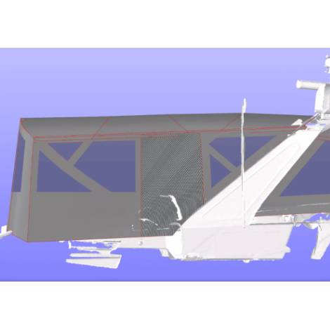 Sealine T60 Flybridge Bimini Enclosure Conversion