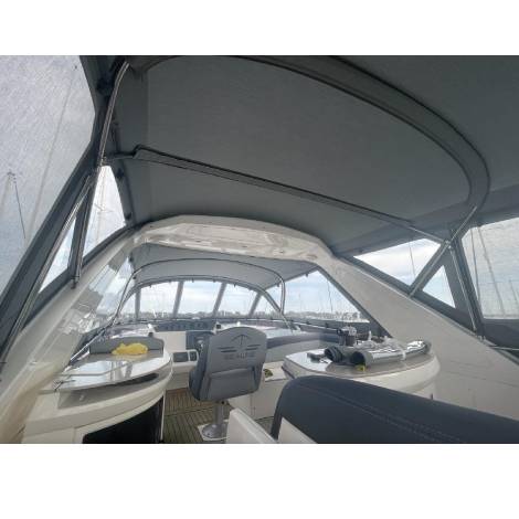 Sealine T60 Flybridge Bimini Enclosure Conversion
