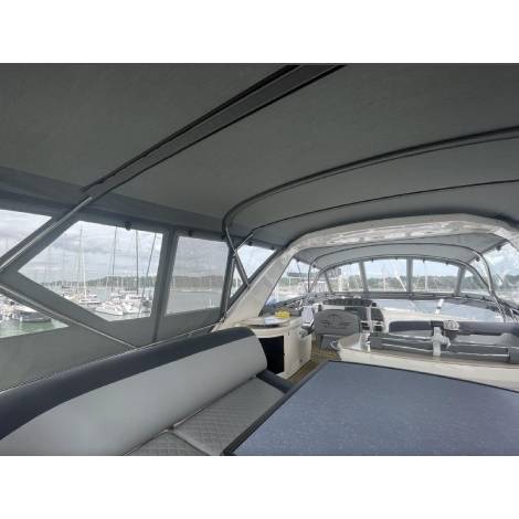 Sealine T60 Flybridge Bimini Enclosure Conversion