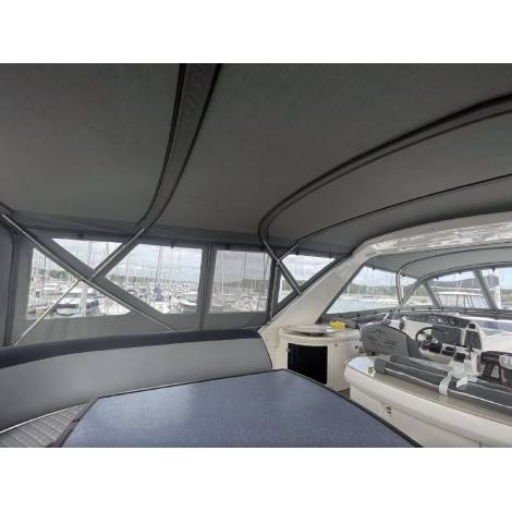 Sealine T60 Flybridge Bimini Enclosure Conversion