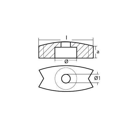 Bow Thruster Anode (QL Duo Prop Thruster)