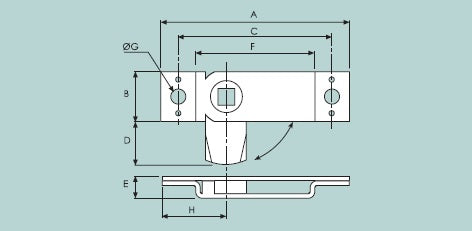 Budget 80mm Nylon Zinc Plated Lock