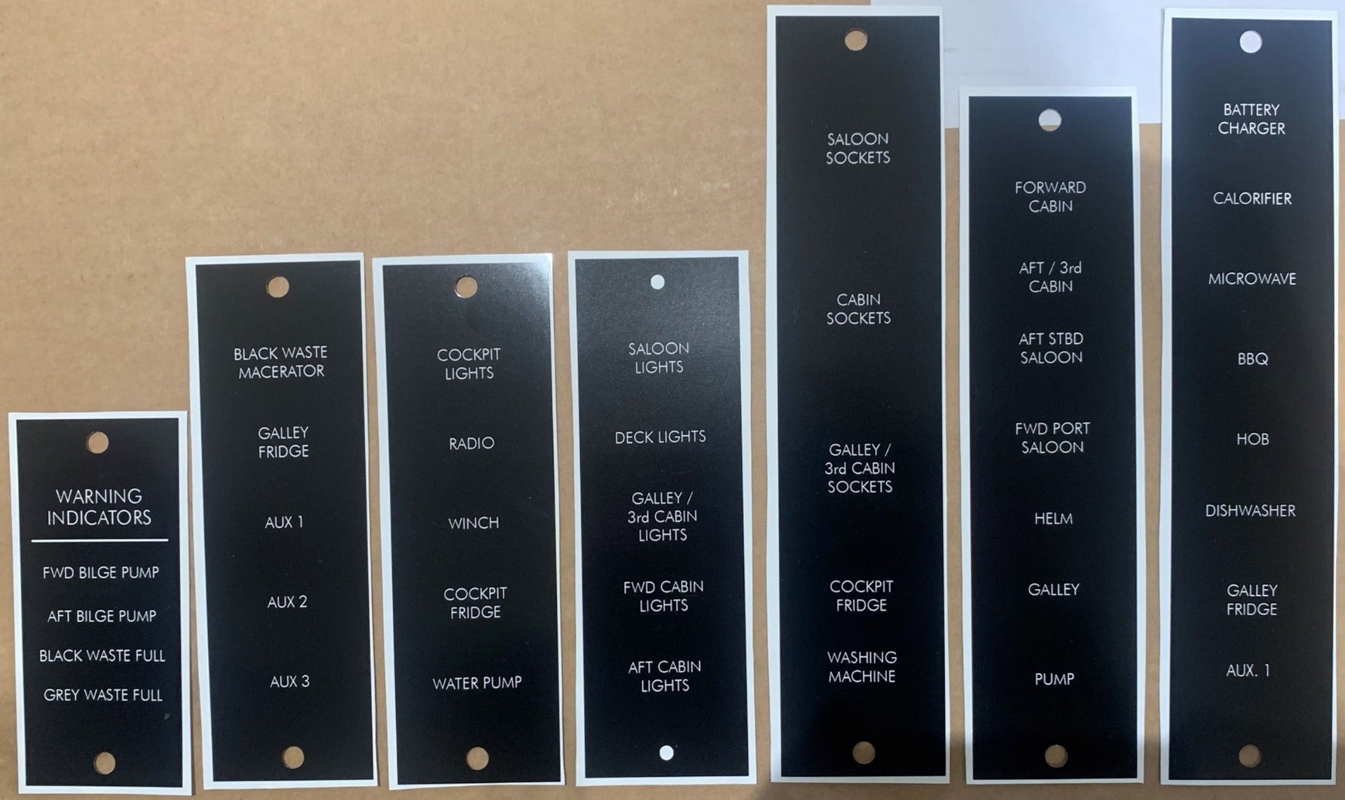 Domestic Switch Panel Acetate Sticker Set (7) for C48