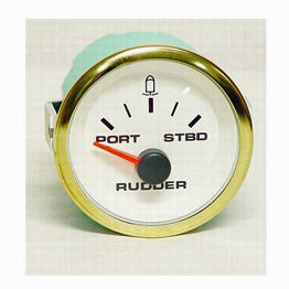 HYDRAULIC RUDDER INDICATOR GOLD BEZEL