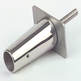 STAINLESS STEEL SOCKET FLYBRIDGE RAIL