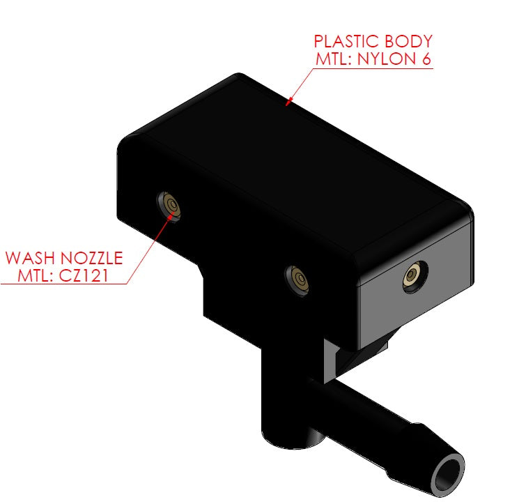 BULKHEAD WASHER NOZZLE SMALL