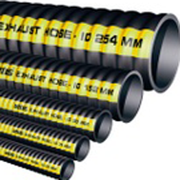 RUBBER EXHAUST HOSE 65MM per M