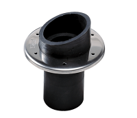 RUBBER TRANSOM EXHAUST 50MM