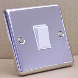 RPP S/Steel 240v 1 Gang Light Switch