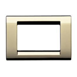 Gewiss Gold Face Plate 3 Gang