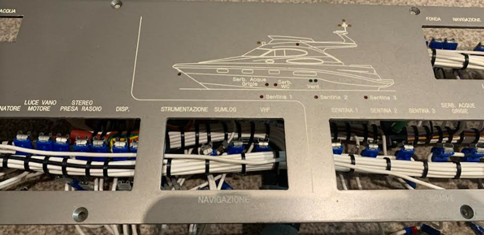 Sealine F Series AC/DC Panel, Italian
