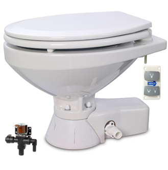 Jabsco Quiet Flush Fresh Water 12v Electric Toilet