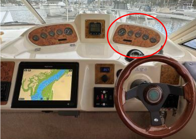 Sealine F37 Starboard Instrument Panel