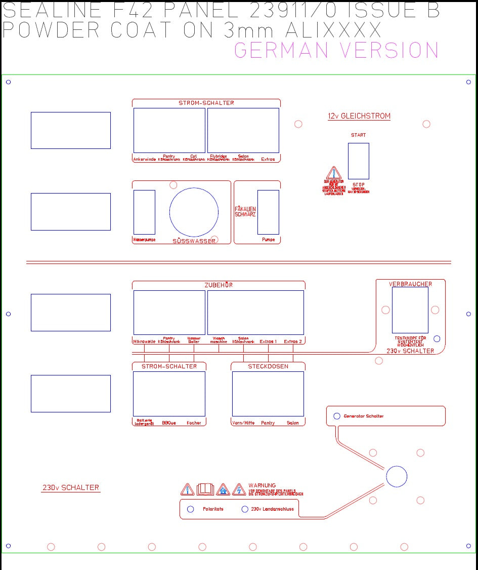 SEALINE F42/5 AC/DC PANEL, GERMAN