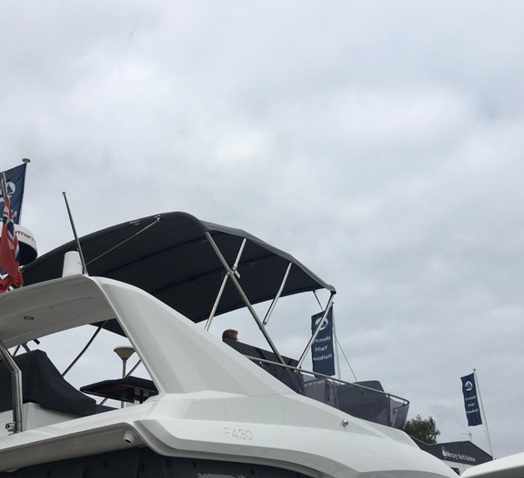 Sealine F430 Bimini Top Flybridge Canvas