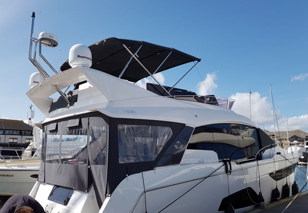 Sealine F530 Bimini Top Flybridge Canvas