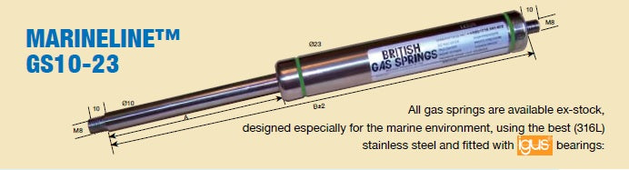 500N Gas Strut Large
