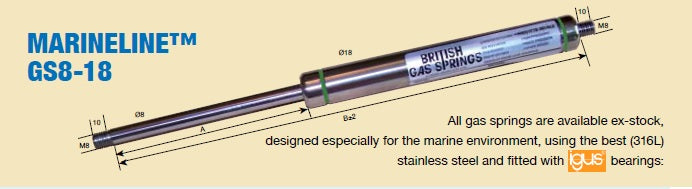 S41 200N Gas Strut
