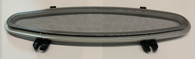 Gebo Flyscreen for Opening Eliptical Portlight 510mm x 167mm