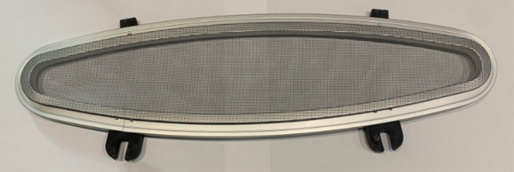 Gebo Flyscreen for Opening Eliptical Portlight 510mm x 167mm