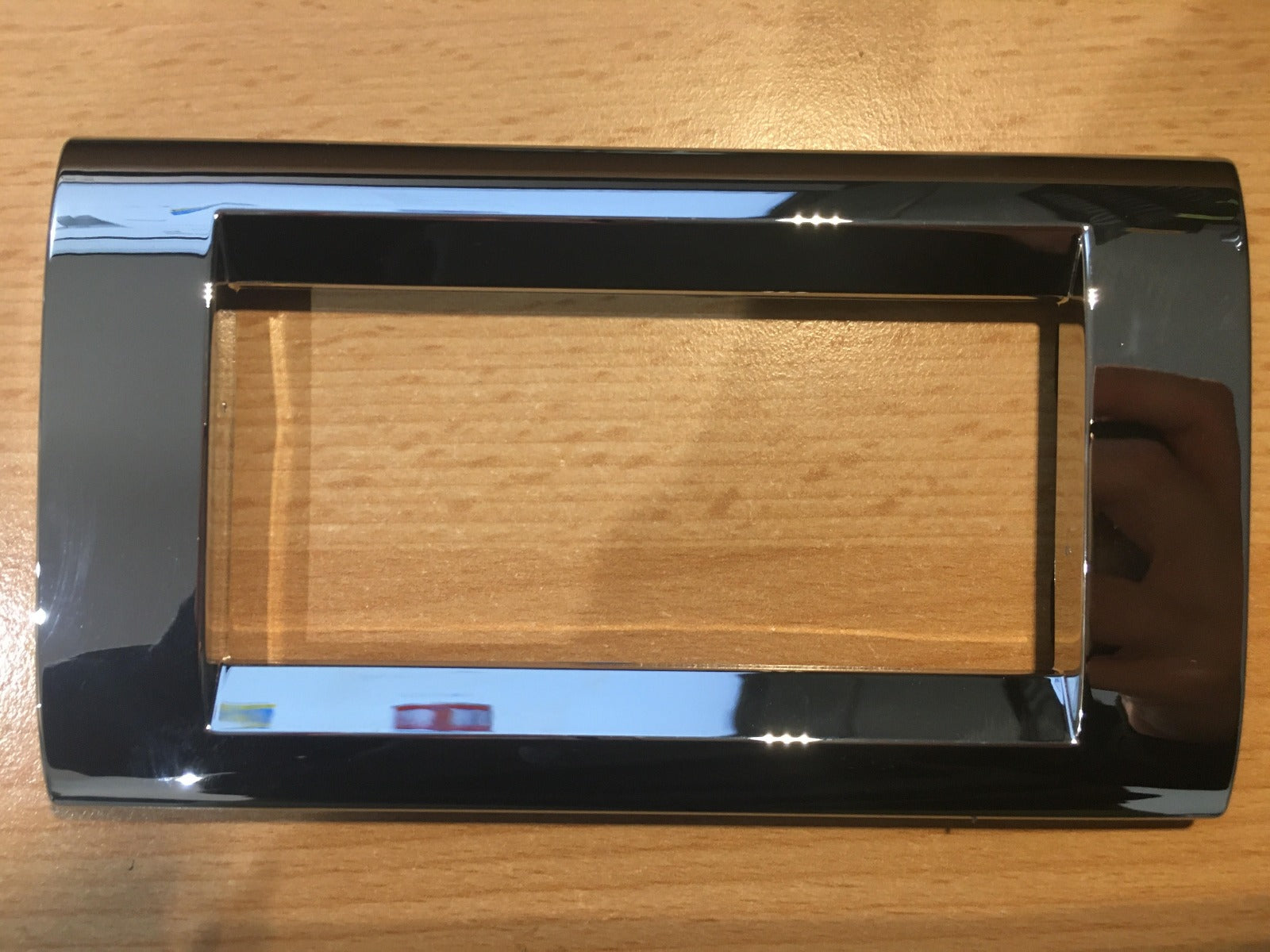 Gewiss Chrome Face Plate 4 Gang