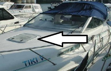Sealine 270 Ambassador Mk4 Silver Anodised Hatch