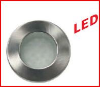 Internal LED Spot Light Brushed Nickel