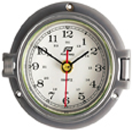 3" CLOCK MATT CHROME WITH NO SEALINE LOGO