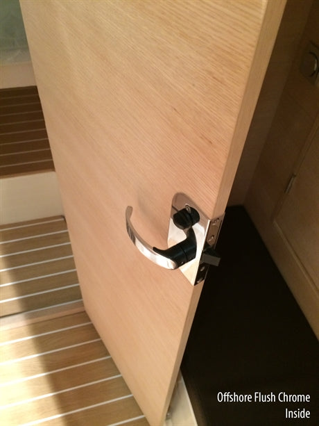 Mobella Chrome Shower Door Lock with Privacy Lock (Options)