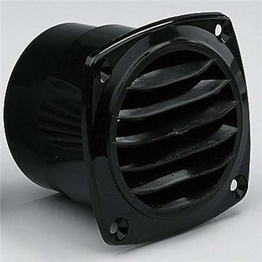 Black Blower Spigot Vent 70mm