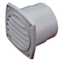 White Blower Spigot Vent 102mm