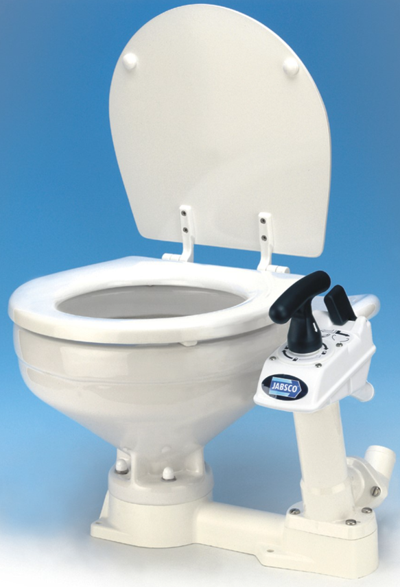 Jabsco Manual 'Twist n' Lock' Toilet, Compact Bowl