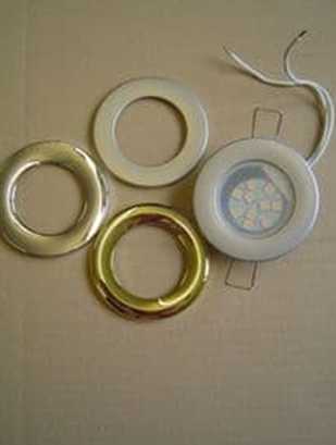 Internal Light Recessed Dometic LED, Chrome