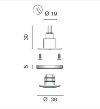 Sealine T52 Internal Steps LED Courtesy Light 24v