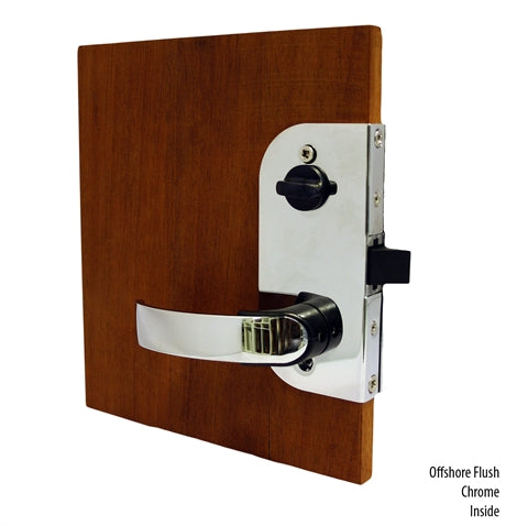 Mobella Chrome Shower Door Lock with Privacy Lock (Options)