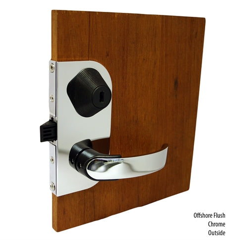 Mobella Chrome Shower Door Lock with Privacy Lock (Options)
