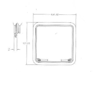 Bomar Hatch 320-450, 1039-10AX