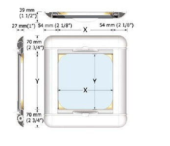 Oceanair Surface Skyscreen Rollerblind & Flyscreen
