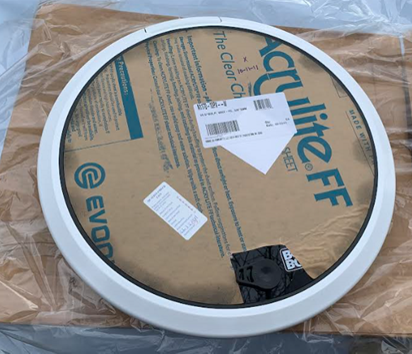 Bomar White Round 16.5" Hatch for Sealine SC38