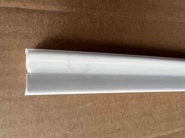 White Fender Rubbing Strake Insert for 50mm Aluminium Profile