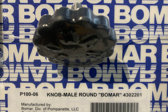 Bomar Hatch Male Knob 5/16"