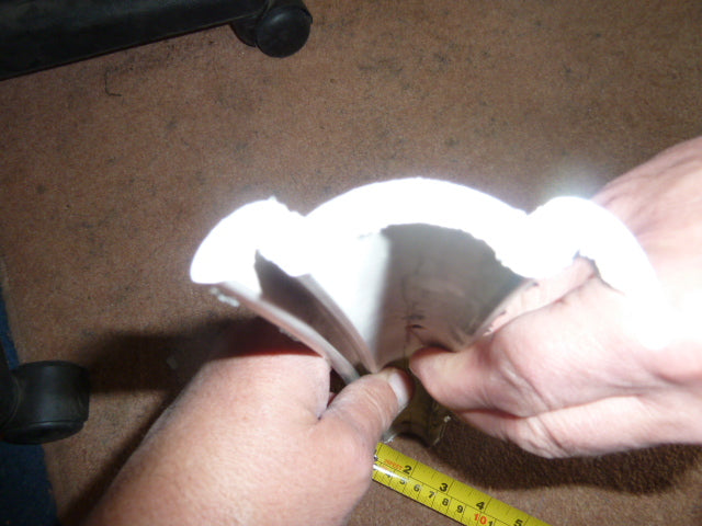 White Plastic Fender Carrier 6mt Length
