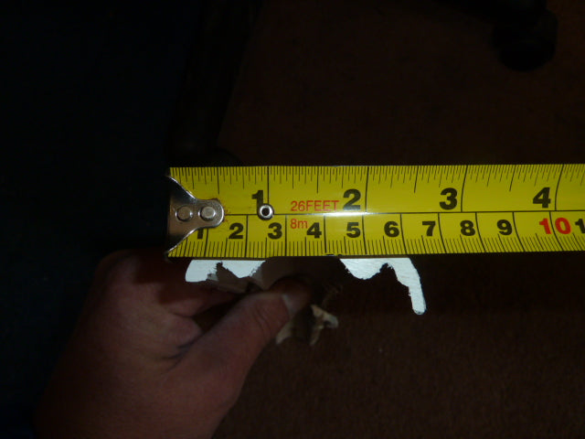 White Plastic Fender Carrier 6mt Length