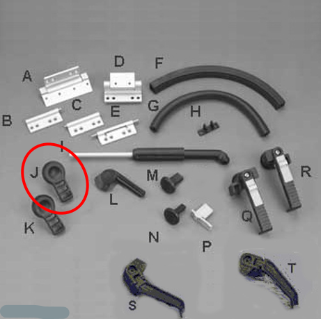 Bomar External Hatch Handle Cap