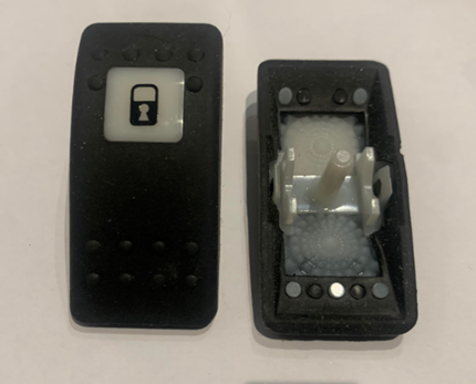Carling Contura ii Padlock Soft Touch Switch Top / Legend