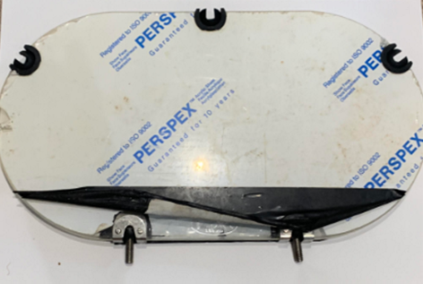 Portlight Replacement Perspex Window for Port Hole w/ Catches