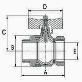 FUEL.VALVE,BALL 1/2" BSP 11-70801M