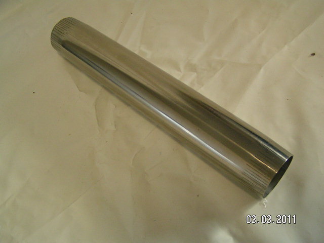 Polished Stainless 12" TabLe Leg