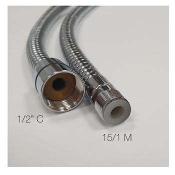 Barka Chromed Brass Heavy Duty Shower Hose
